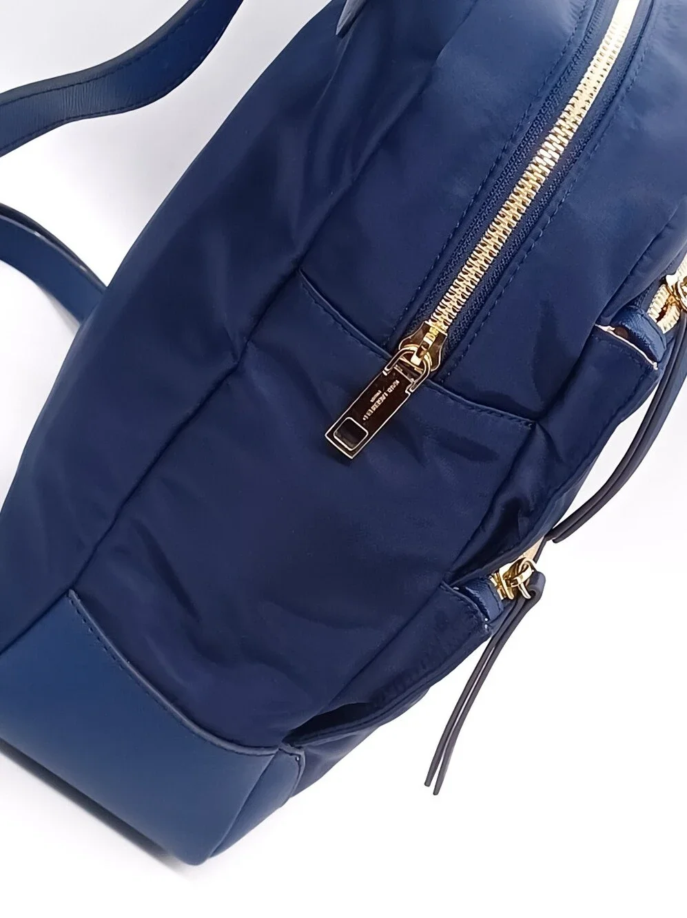 New MayBelle Nylon Gabardine & Leather Laptop Backpack By Karl Lagerfeld Paris